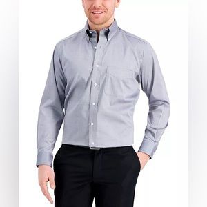 Club Room regular fit men’s grey dress shirt